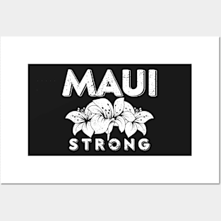 Pray For Maui Hawaii Strong Posters and Art